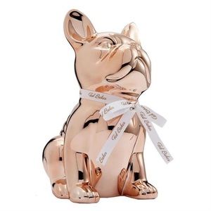 Ted Baker Rose Gold French Bulldog Piggy Bank